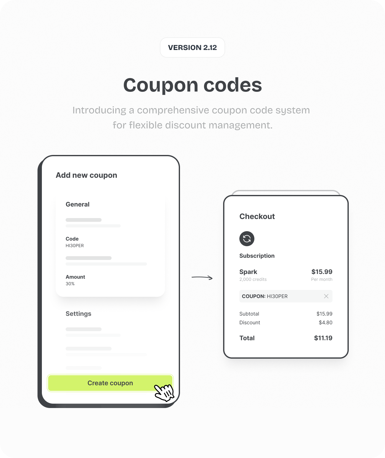 Coupon codes @heyaikeedo #aikeedo