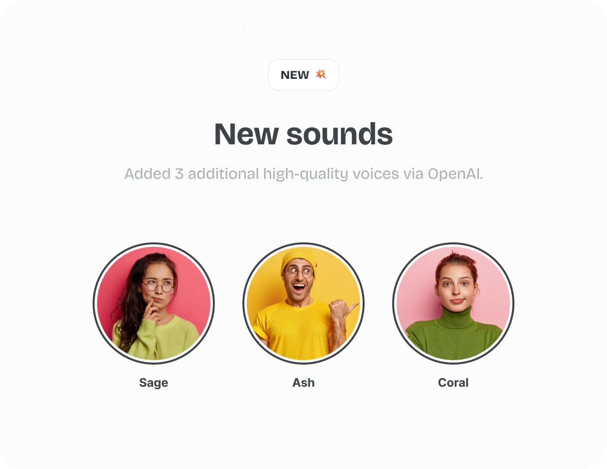 OpenAI new sounds @heyaikeedo #aikeedo