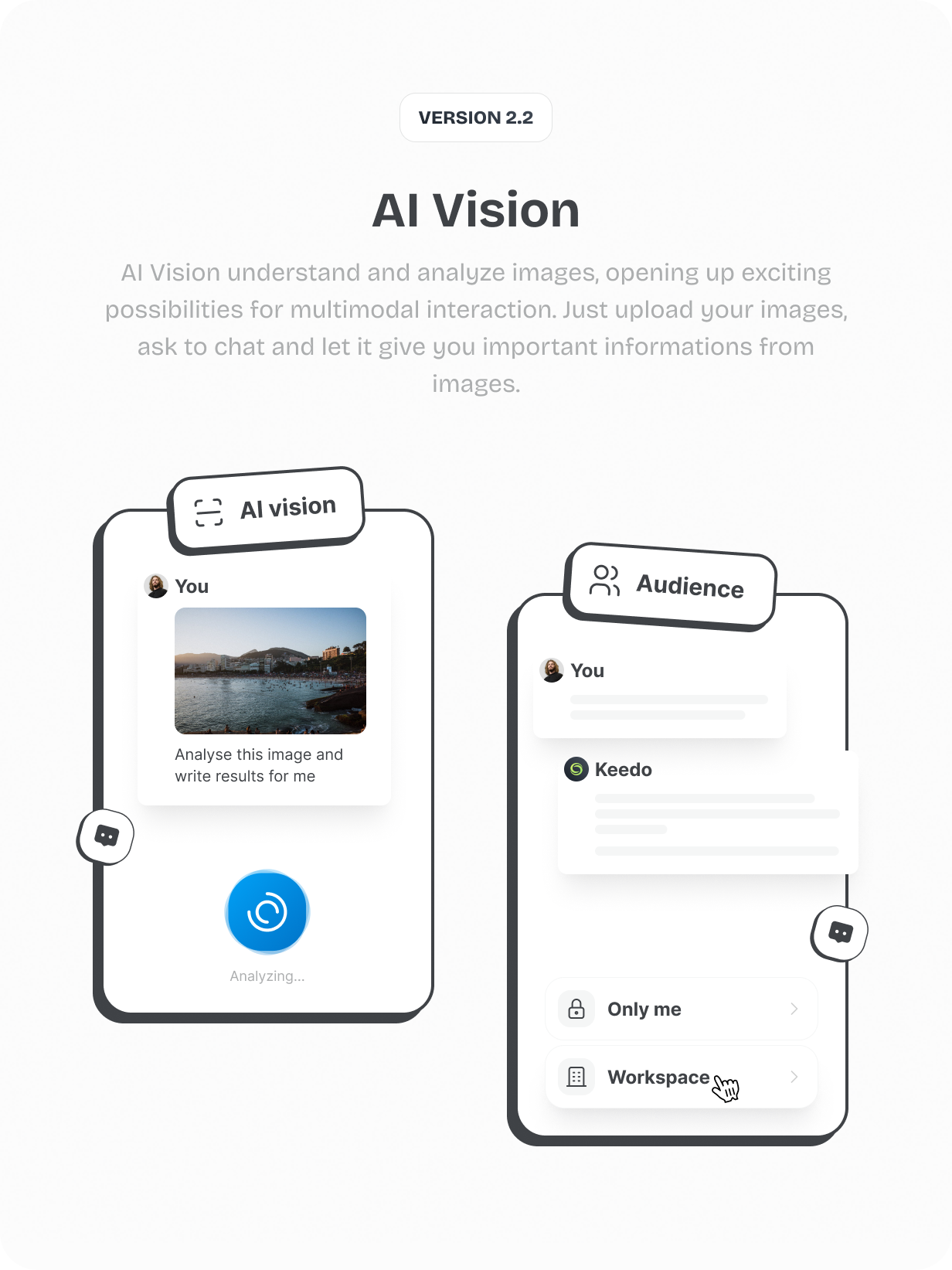 AI Vision tool @heyaikeedo #aikeedo