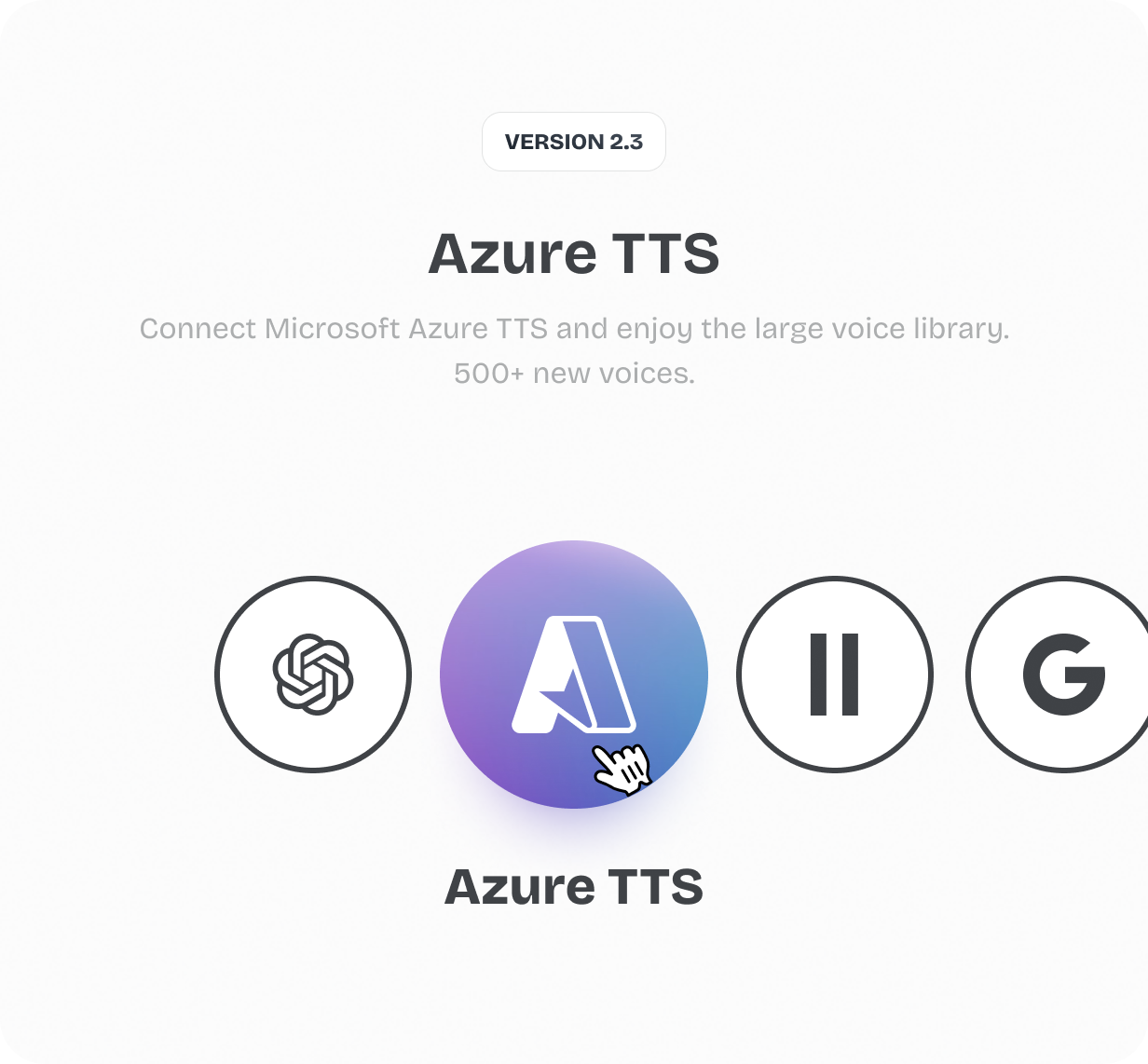 Azure TTS integration @heyaikeedo #aikeedo