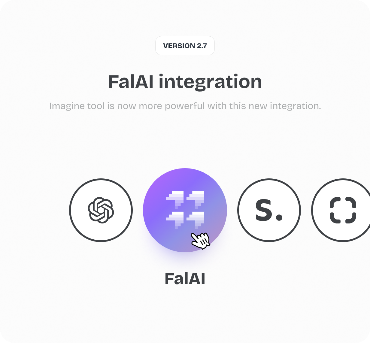FalAI integration  @heyaikeedo #aikeedo