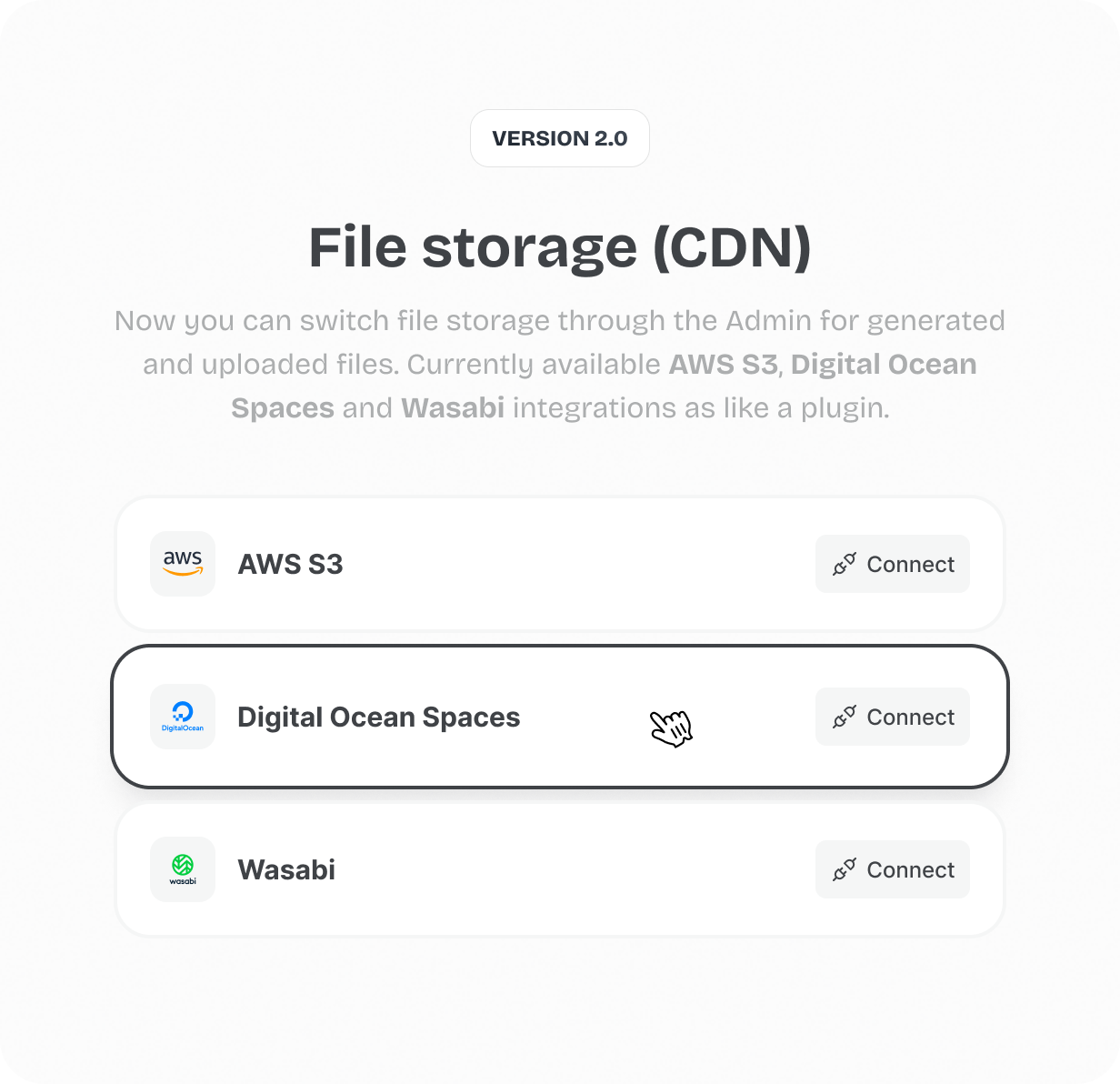 File storage @heyaikeedo #aikeedo